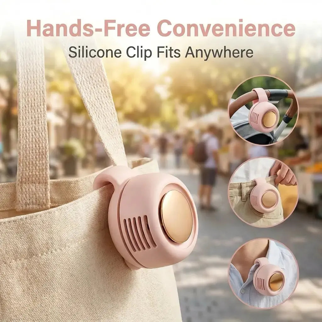 Experience Ultimate Comfort with the Westdeer Portable Silent Mini Bladeless Electric Fan - Your Perfect Travel Companion!