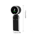 Ultimate Portable Handheld Turbo Fan - 5 Speed, 4000mAh Battery, 10 Hour Runtime, 3-in-1 Rechargeable Cooling Fan for Outdoor Adventures & Travel - Perfect Father's Day Gift!