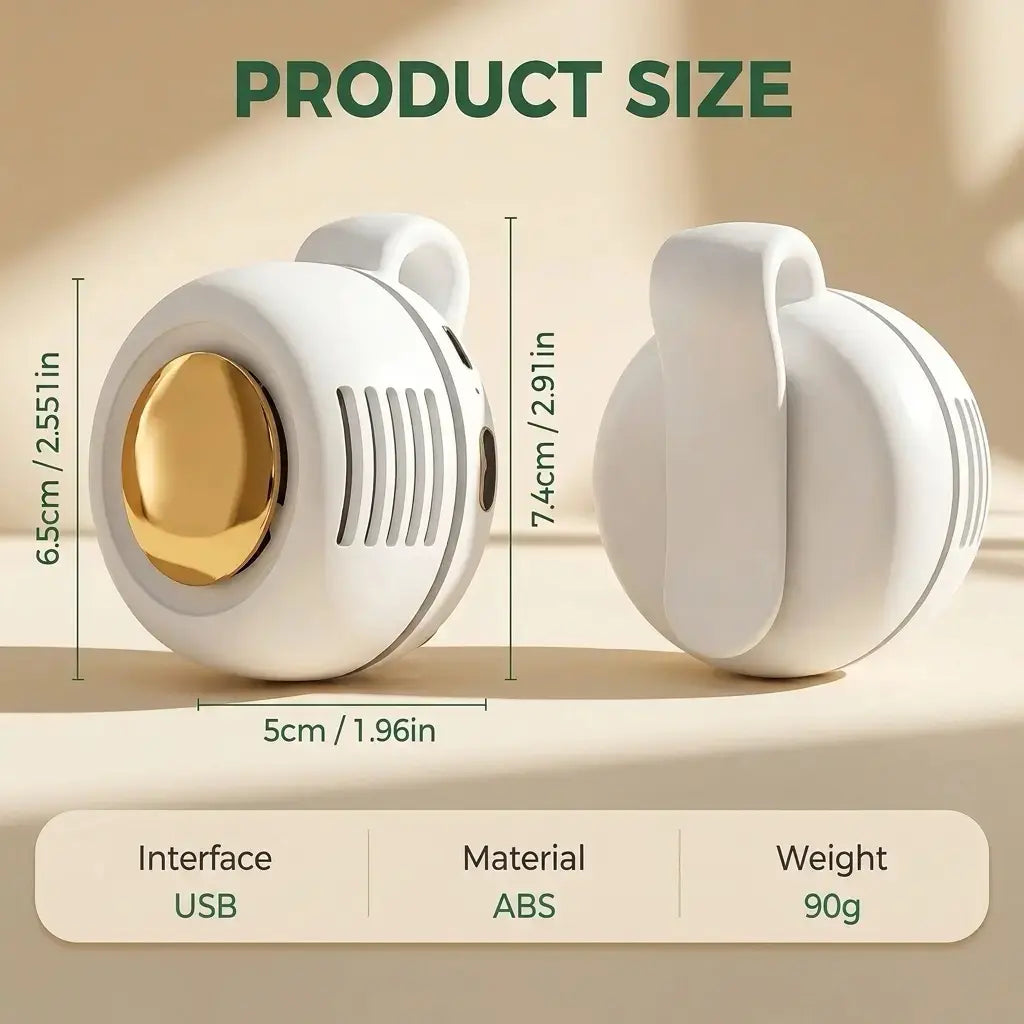 Experience Ultimate Comfort with the Westdeer Portable Silent Mini Bladeless Electric Fan - Your Perfect Travel Companion!