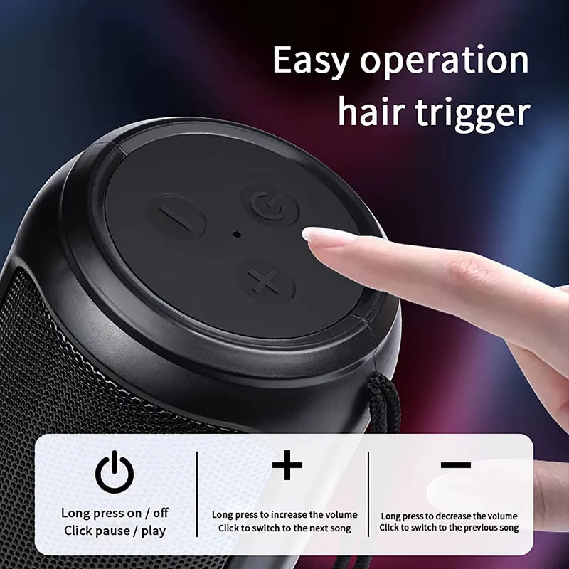 A3 Portable Bluetooth Speaker - Wireless Surround Subwoofer for Home & Outdoor Use