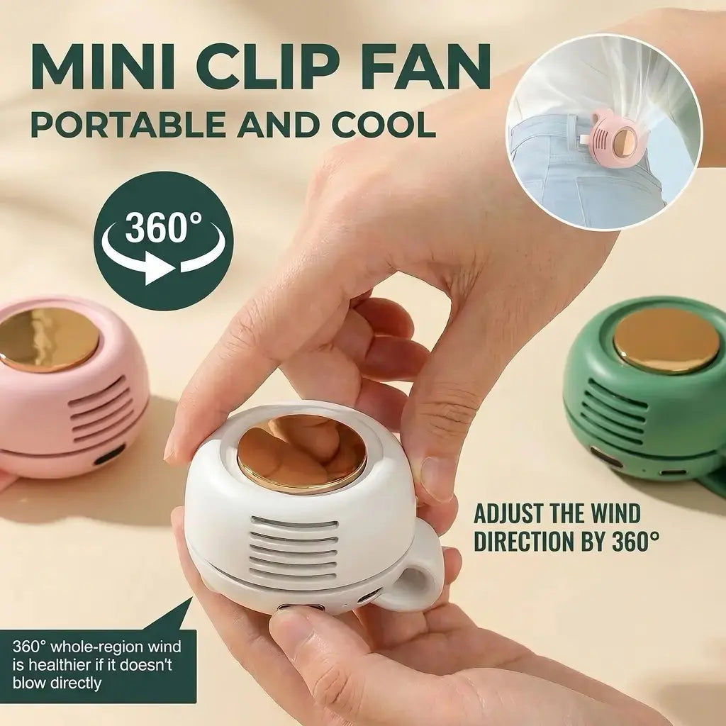 Experience Ultimate Comfort with the Westdeer Portable Silent Mini Bladeless Electric Fan - Your Perfect Travel Companion!